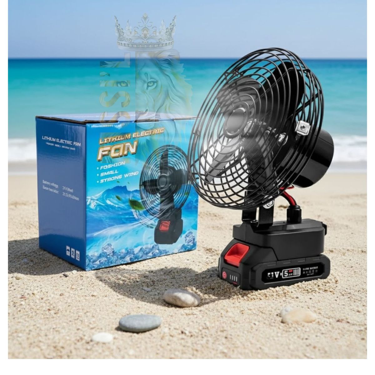 ROHS - VENTILADOR PORTATIL CON BATERIA RECARGABLE DE 48V