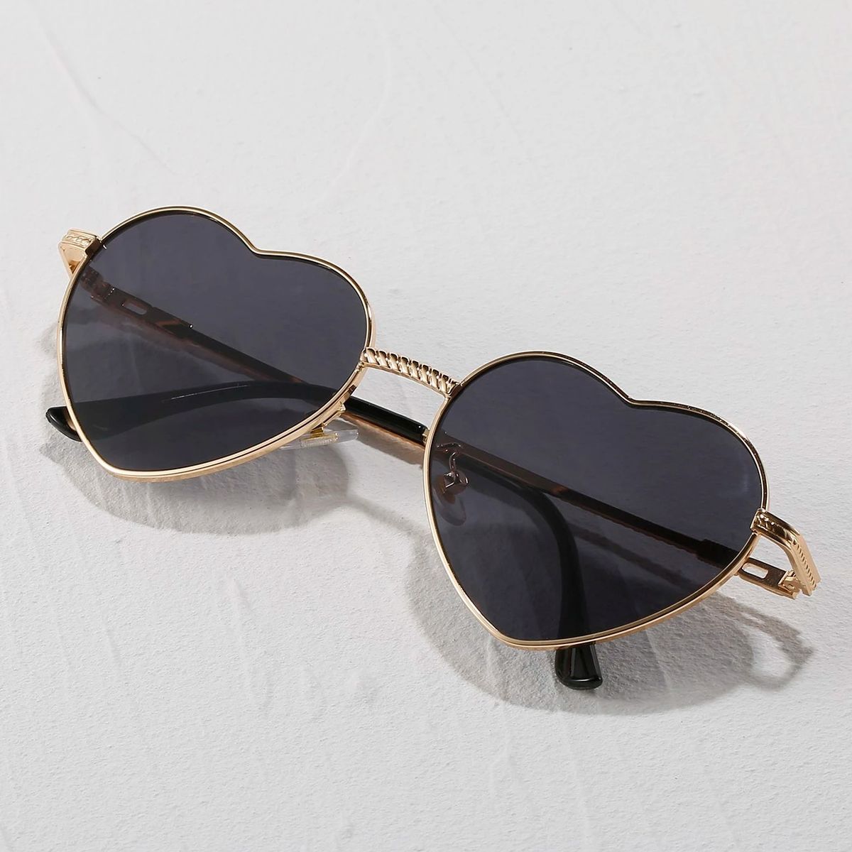 GENERICO - LENTES LOLITA CORAZON NEGRO N-0010