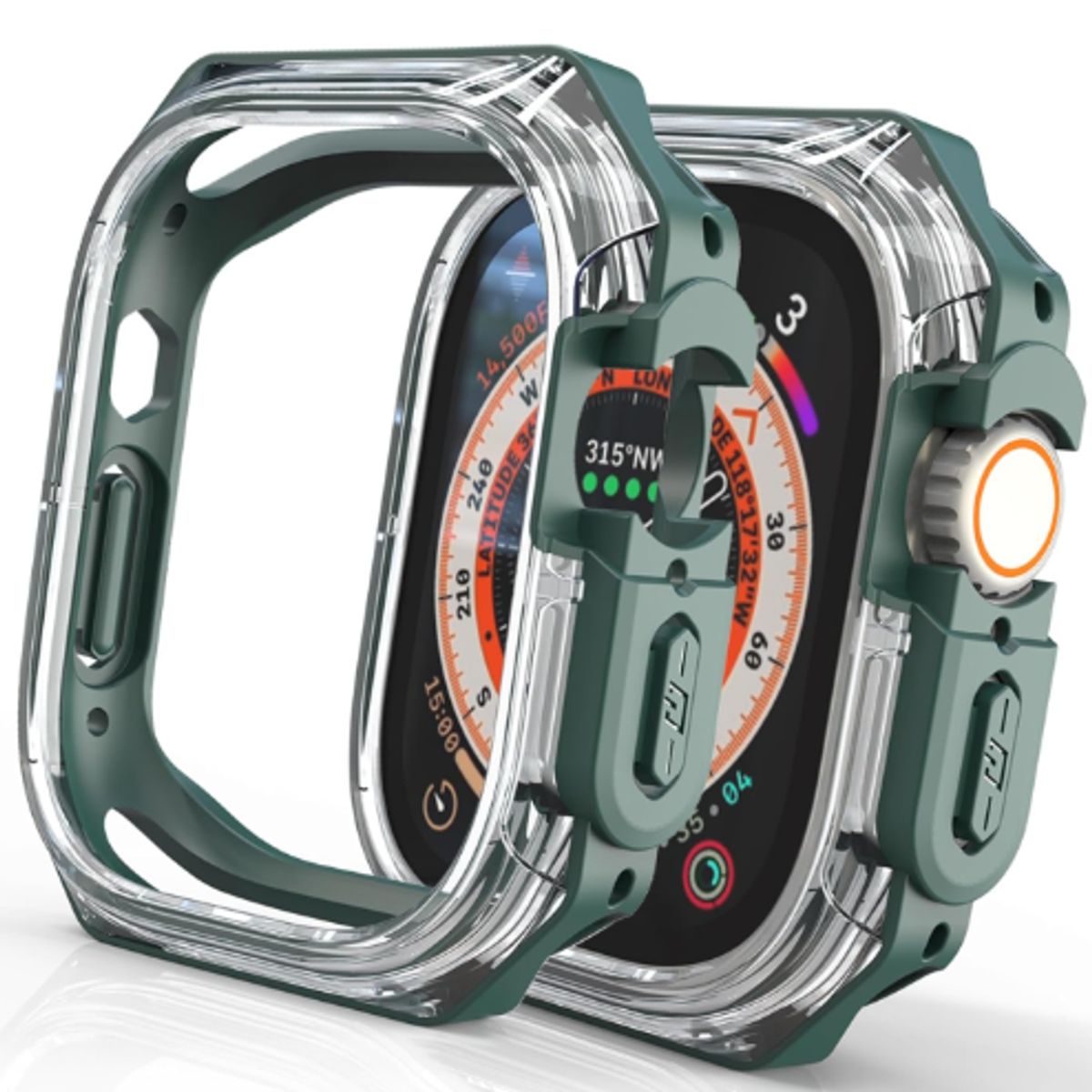 GENERICO - Bumper Armor para Apple Watch 41mm - Verde