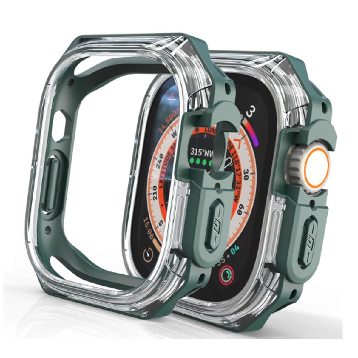 GENERICO - Bumper Armor para Apple Watch 41mm - Verde