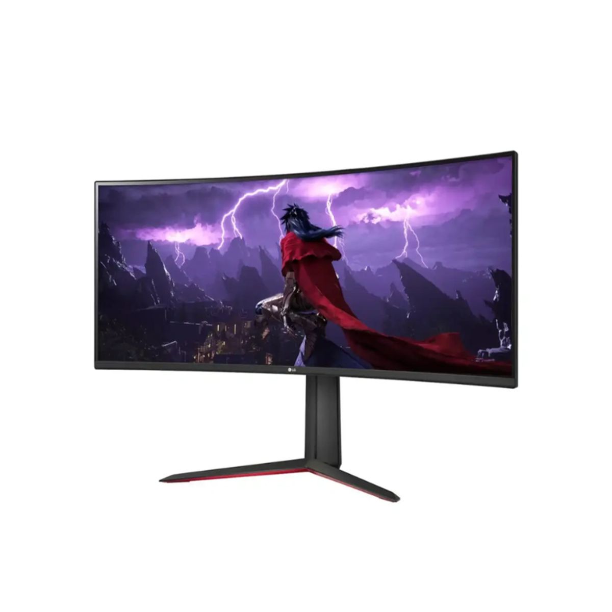 LG - Monitor gaming curvo LG Ultragear 34" WQHD (34GP63A-B) VA, 160HZ, 5 MS, HDMI X2