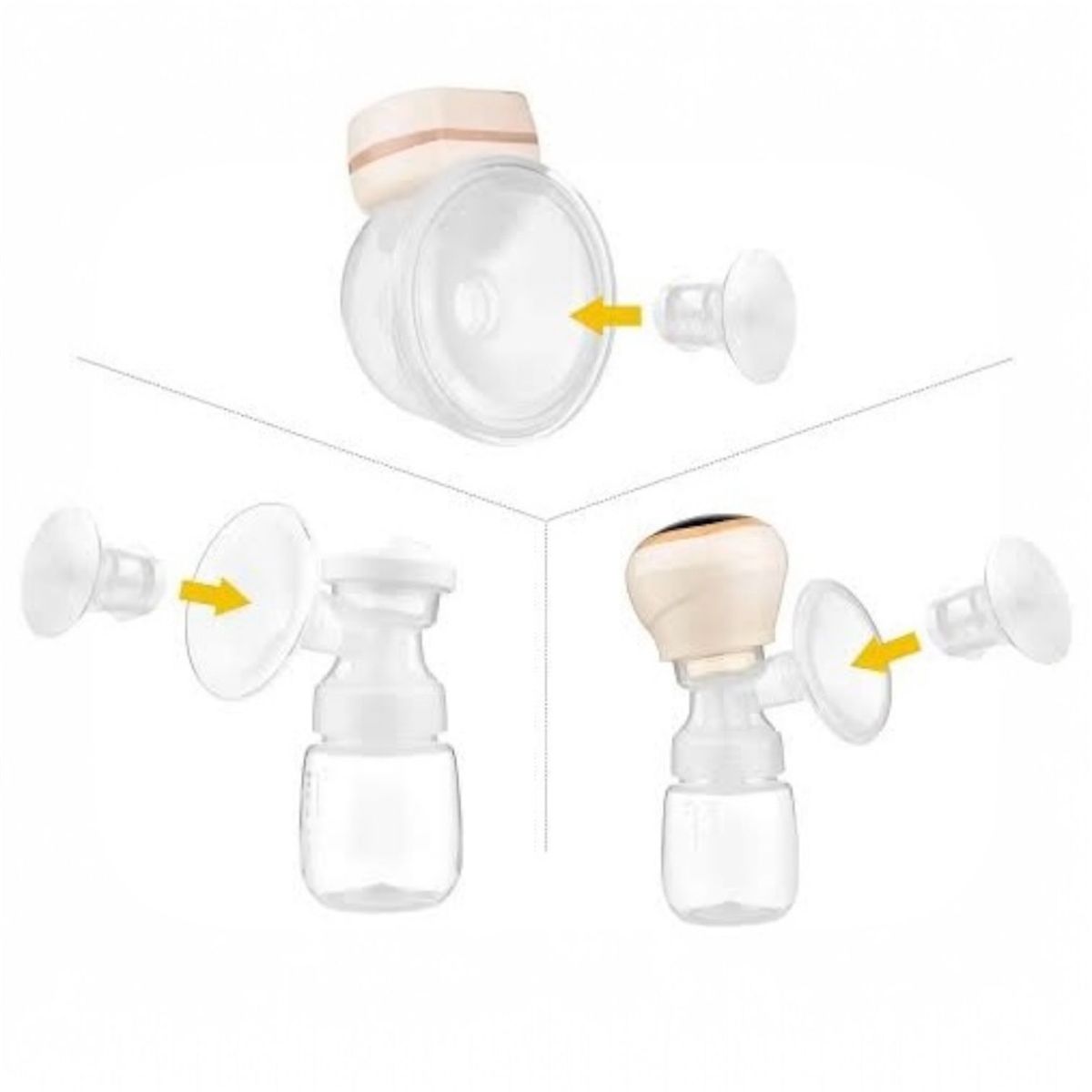 Set Completo de Adaptadores de Pezón para Extractor de Leche – 7 Piezas, marca GENERICO - Foto 2