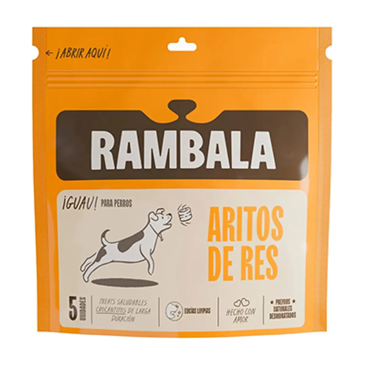 RAMBALA - Rambala Aritos De Res Deshidratados X 5und