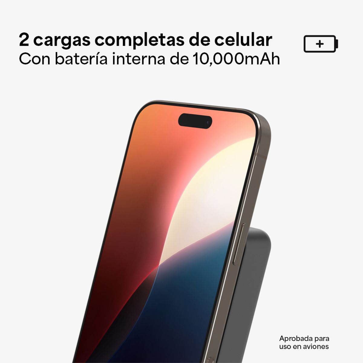 MOPHIE - Batería portátil mophie powerstation inalámbrica Qi2 de 15W con batería de 10000mAh