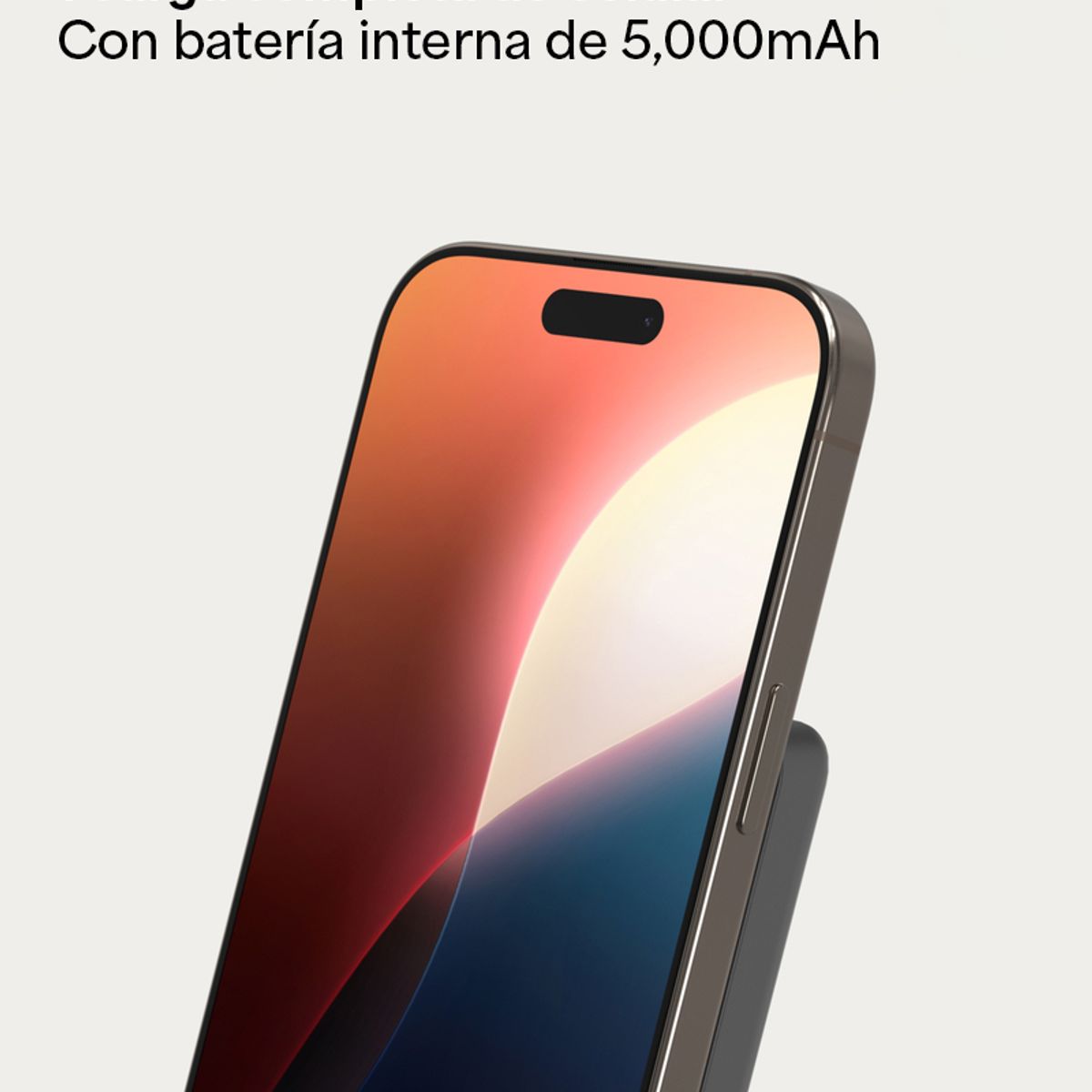 MOPHIE - Batería externa mophie inalámbrica ultradelgada Qi2 de 15W con batería de 5.000 mAh