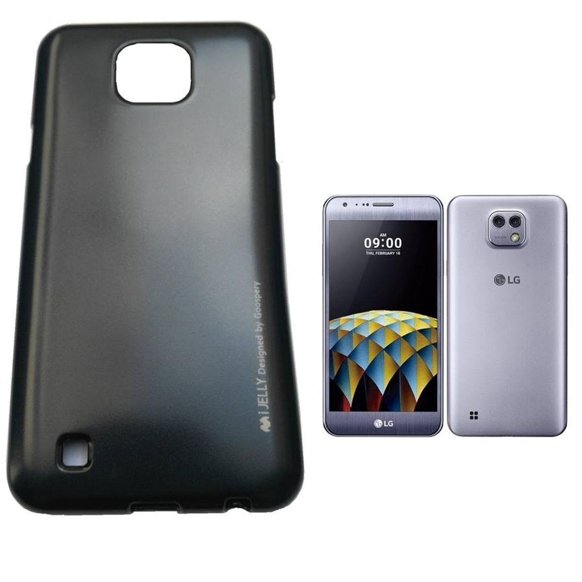 GENERICO - Funda Silicona TPU fflexible Case Cover para LG X-CAM Modelo f690