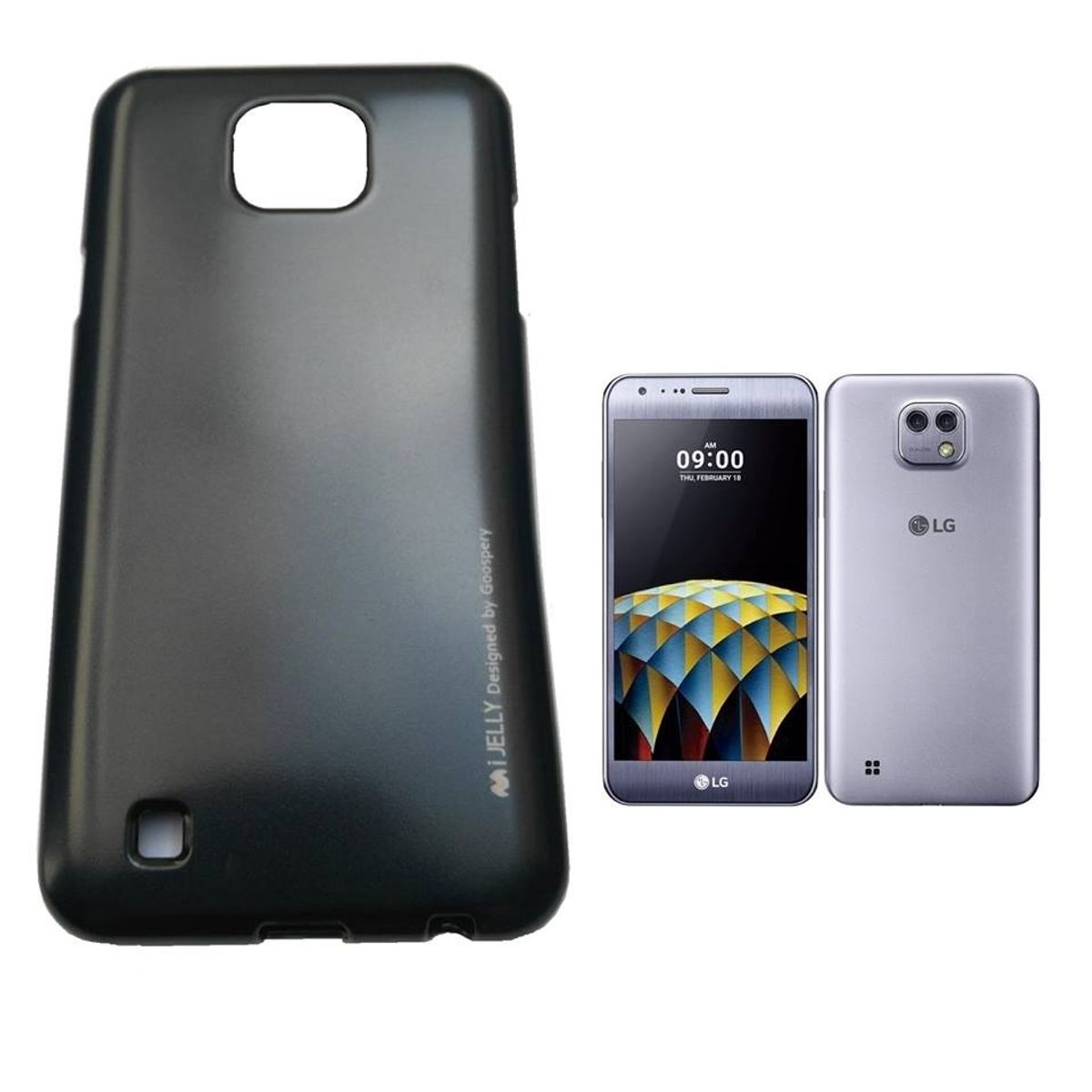 GENERICO - Funda Silicona TPU fflexible Case Cover para LG X-CAM Modelo f690