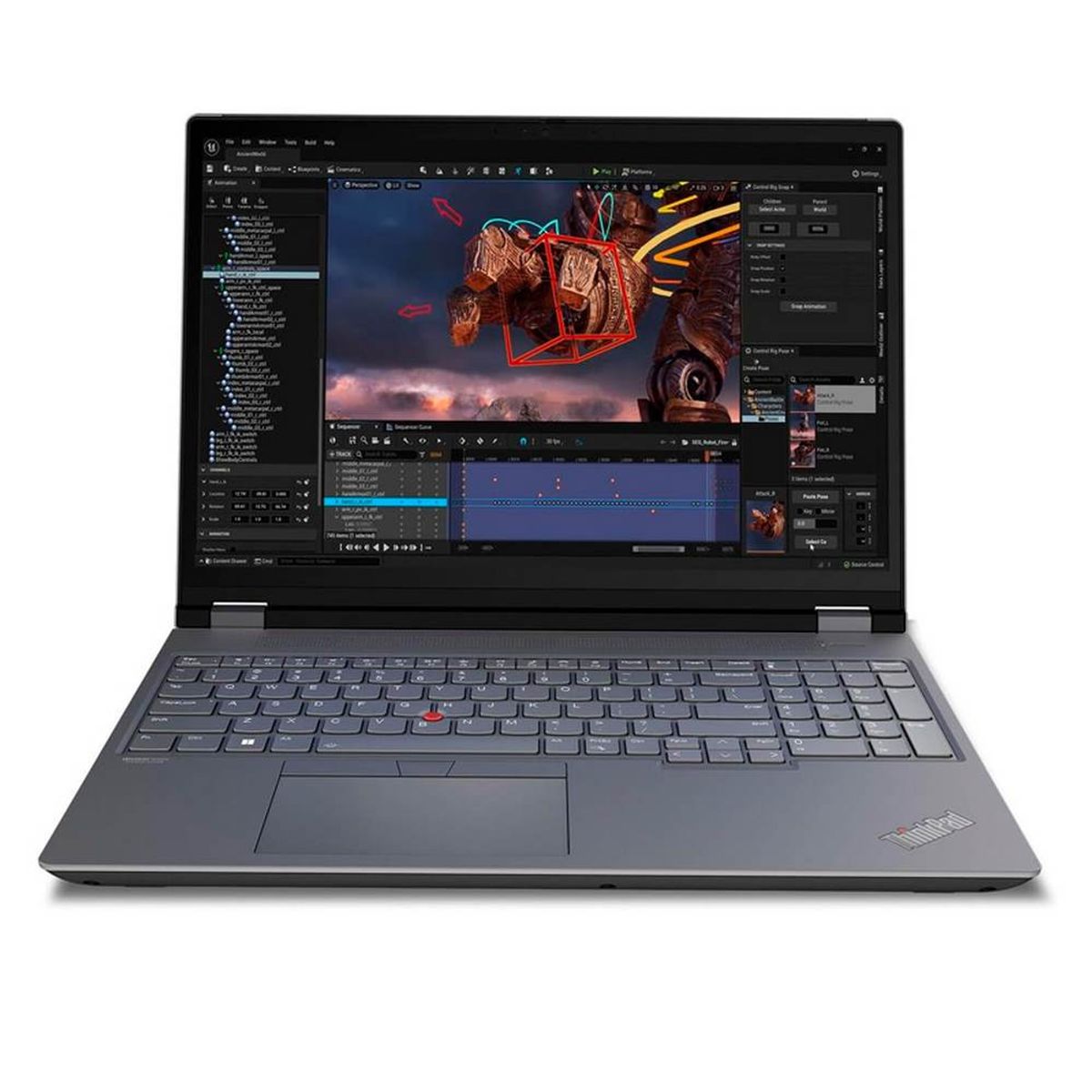 LENOVO - Laptop Workstation Lenovo P16 Core i7-13700HX 16″ 32GB RAM 1TB SSD Windows 11 Pro Gris