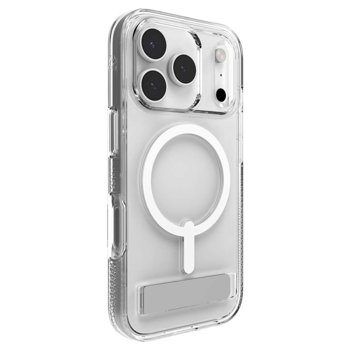 ZAGG - Case ZAGG Crystal Palace Snap iPhone 17 Pro Max con MagSafe y Sporte Trasero - Transparente
