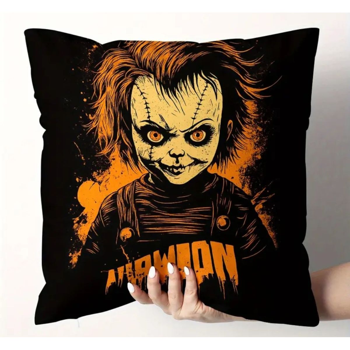 Funda para Cojín Decorativo Terror 45 cm Diseño Cine Horror Chuky, marca GENERICO - Foto Principal