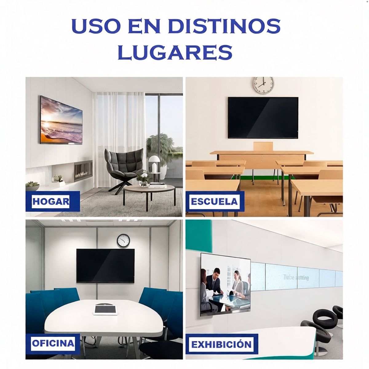 GENERICO - Rack Soporte Tv 32 - 80" Instalación Fácil Alta Carga Vesa