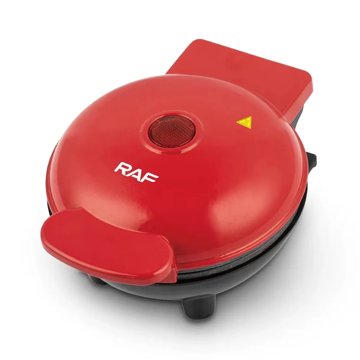 RAFF - Mini Waflera RAF Redonda Roja Antiadherente R219H 500W