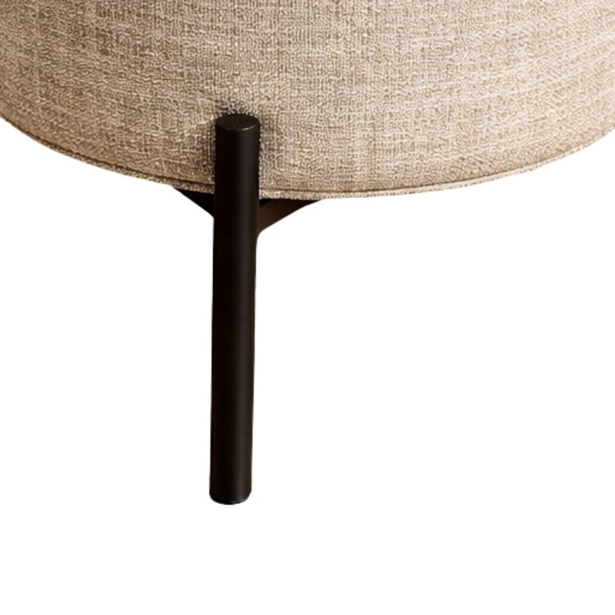 GENERICO - Puff Rosseta Redondo Nantes Ivory