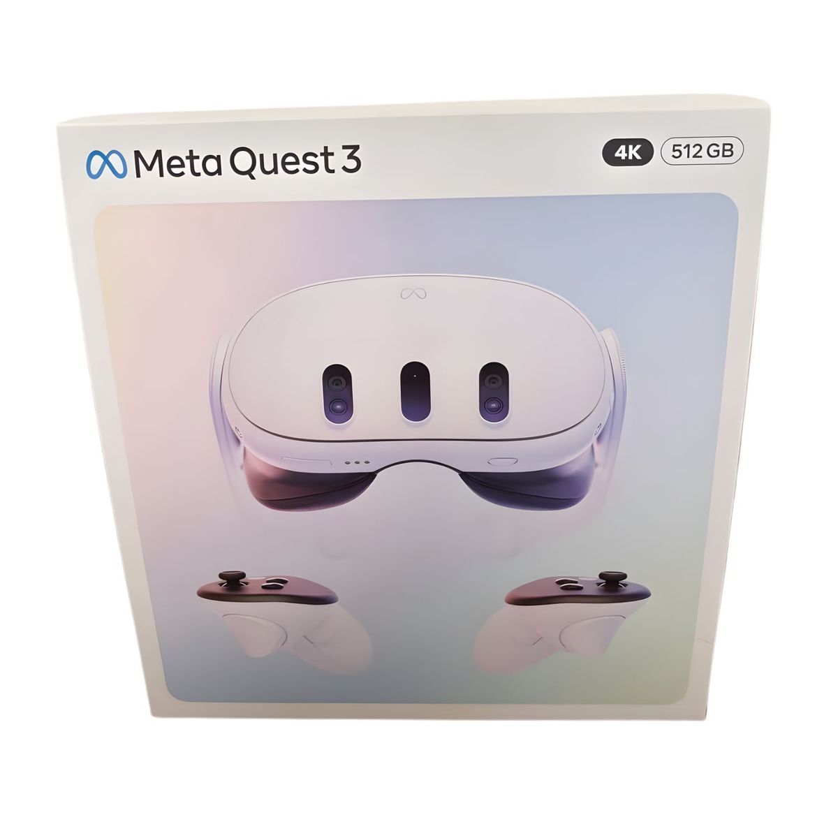 META - Gafas de Realidad Virtual Meta Quest 3 512GB 4K Blanco con Controles Touch Plus
