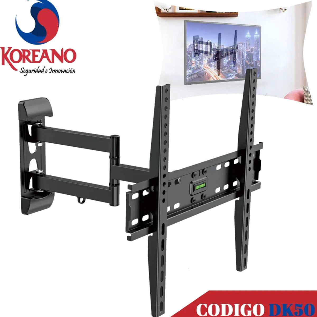 KOREANO SEGURIDAD E INNOVACION - Rack Móvil para TV de 32” a 60 pulgadas – DK50