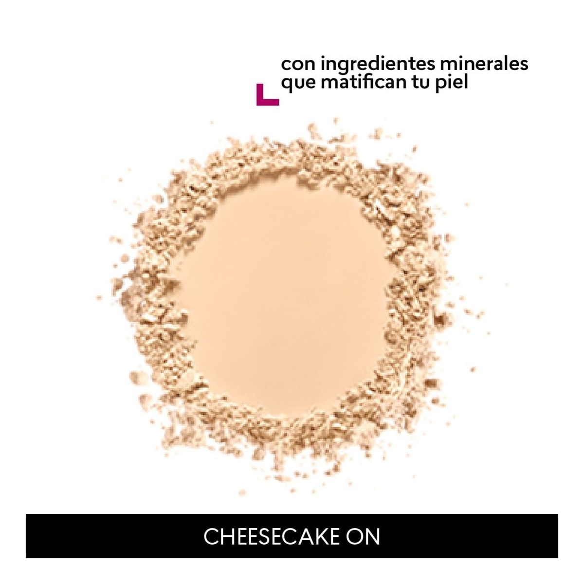 ESIKA - Polvo Compacto cyzone Matte Filter On CyPlay Cheesecake On piel clara