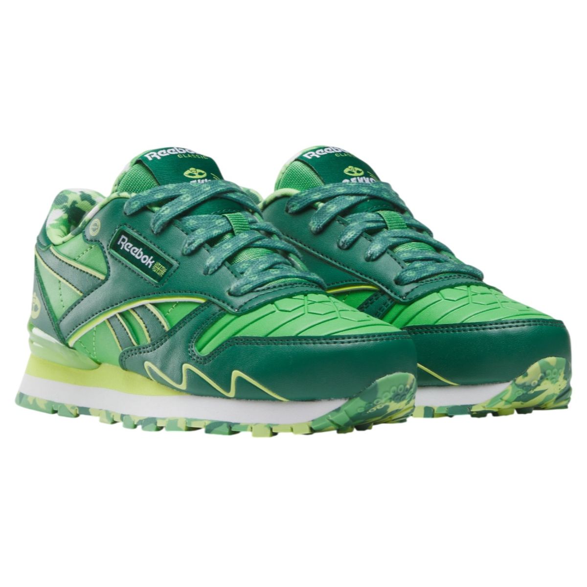 REEBOK - Zapatilla Reebok Classic Leather Step N Flash 100200542 Verde