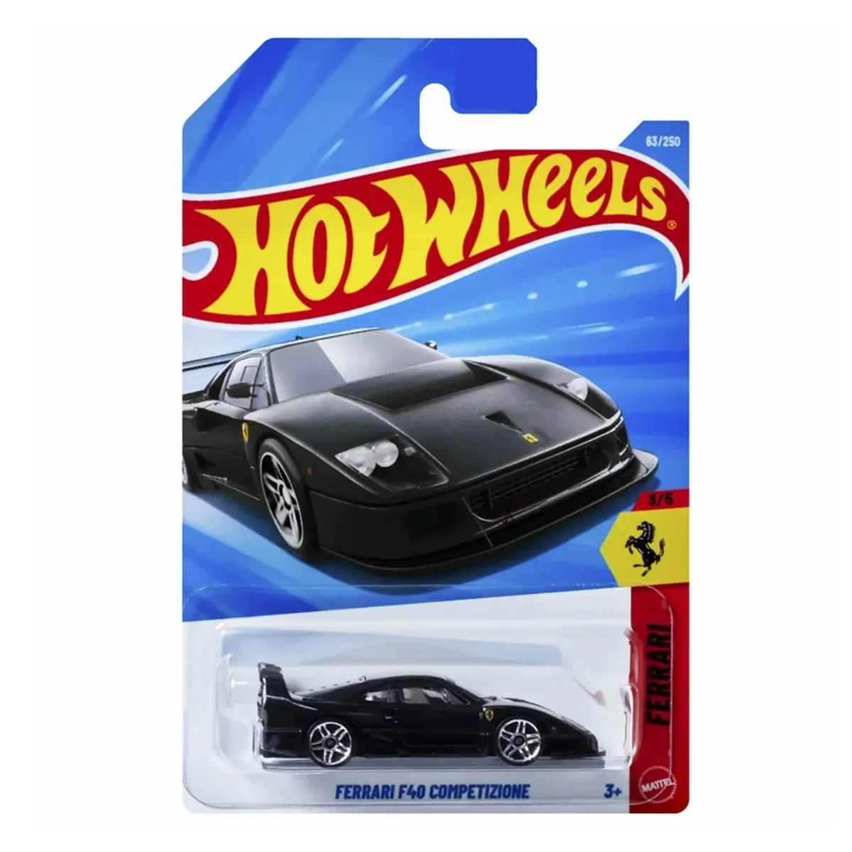 HOT WHEELS - Hot Wheels Ferrari F40 Competizione Negro JJJ31