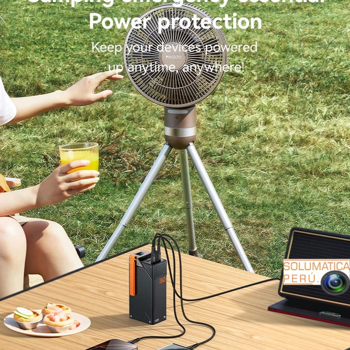 HOCO - Bateria Portatil para Laptop y Celular - 65W 30KmA - Power Bank Hoco