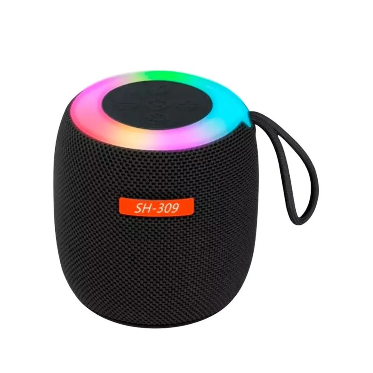 GENERICO - Mini Parlante GREATNICE GTS-1468  Inalámbrico Con Luz LED Negro