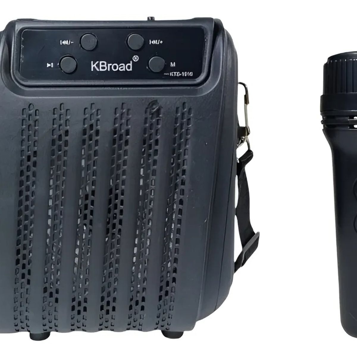 GENERICO - Parlante KTS-1916 4 Pulgadas Con Microfono Karaoke Portátil Negro