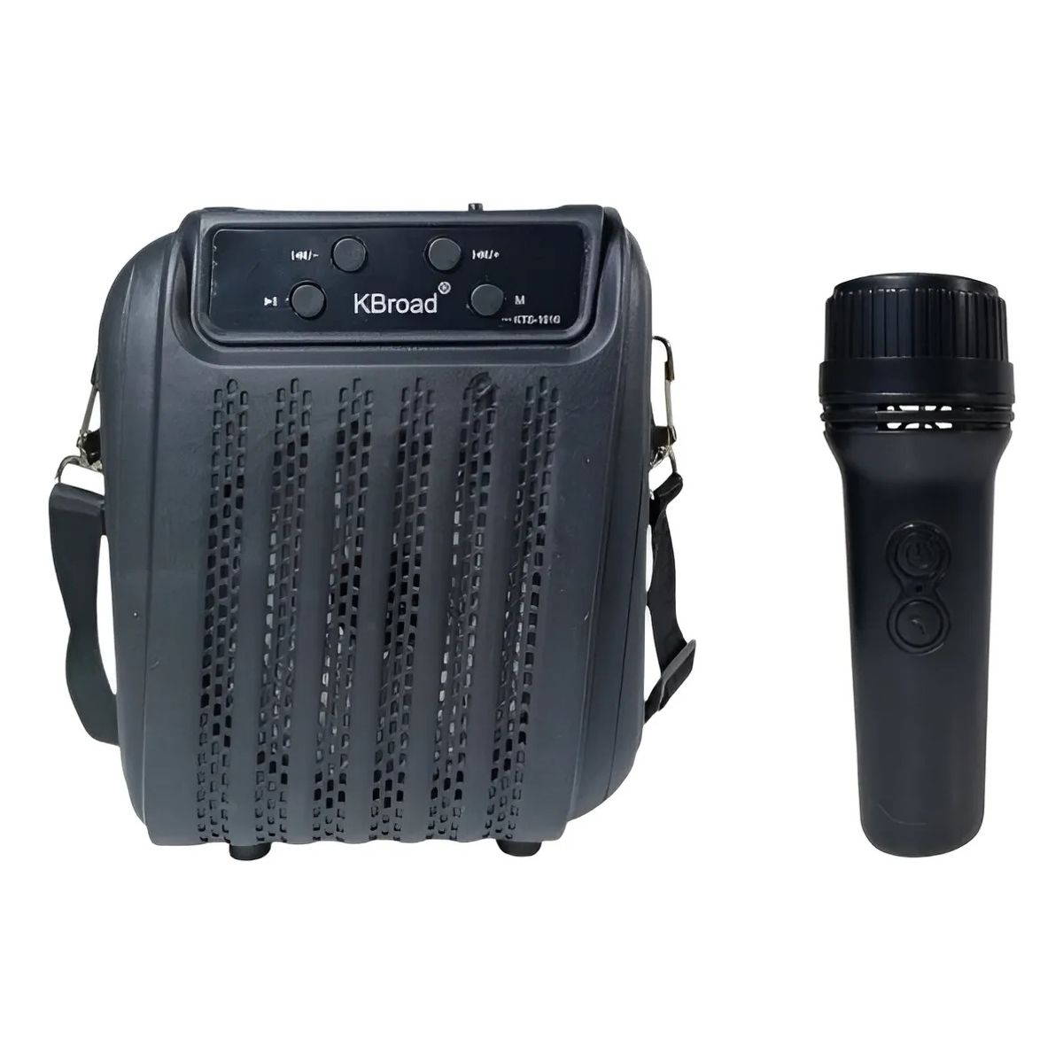 GENERICO - Parlante KTS-1916 4 Pulgadas Con Microfono Karaoke Portátil Negro