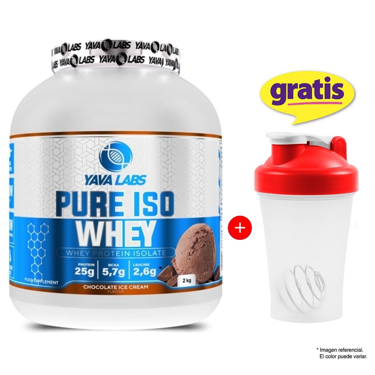 GENERICO - PURE ISO WHEY 2 KG YAVA LABS CHOCOLATE