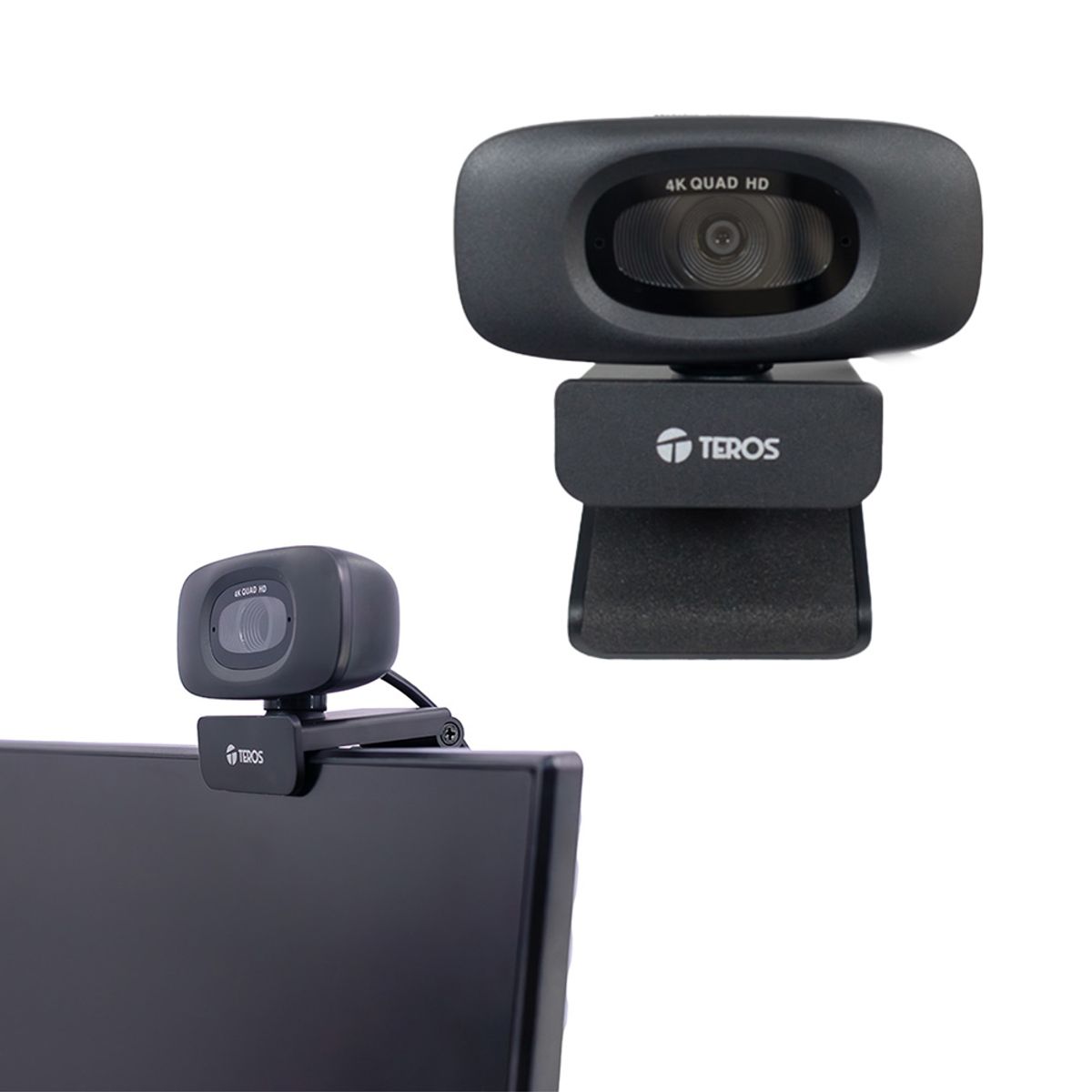 TEROS - Cámara para computadora Webcam TEROS TE-9073N 4K con micrófono