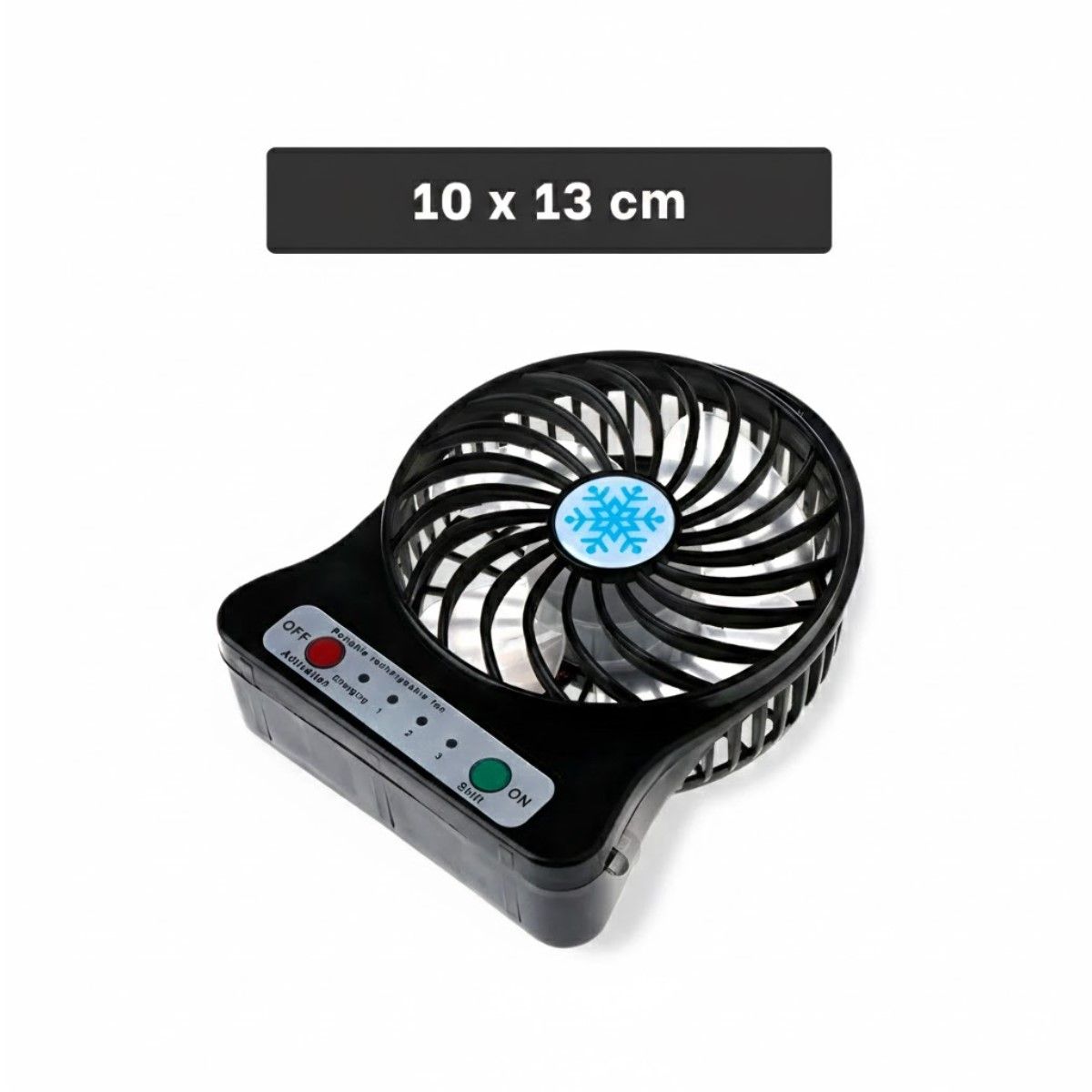 GENERICO - Mini Ventilador Portátil Recargable de Mesa Color Aleatorio