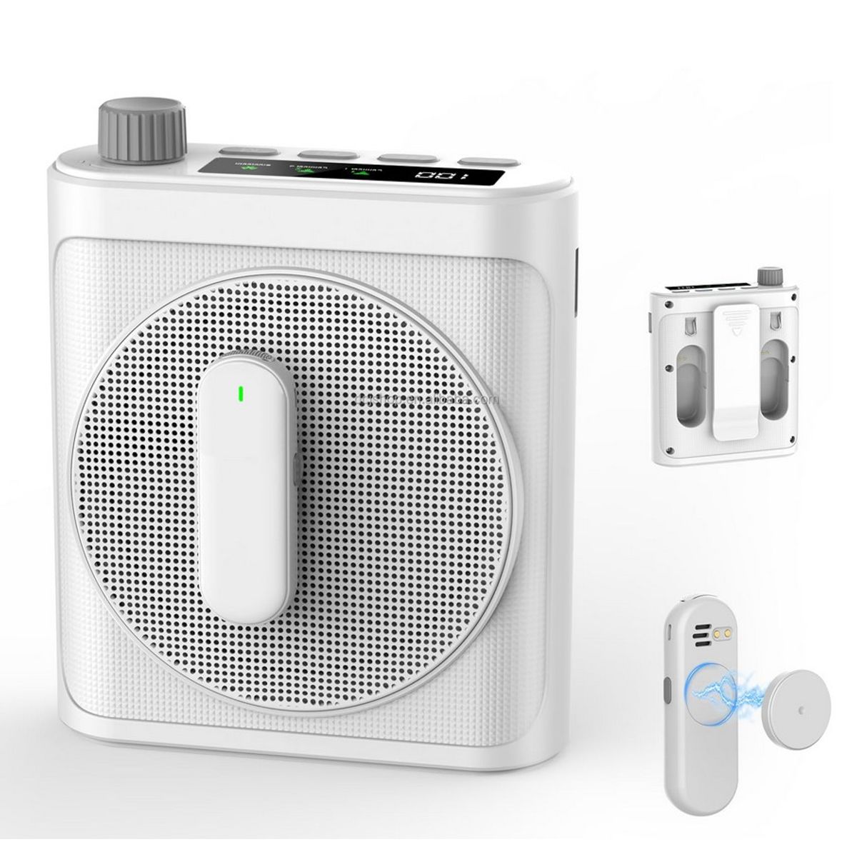 SEISA - Amplificador De Voz Para Clases - Mp3 Bluetooth - 2 micros Inalambricos