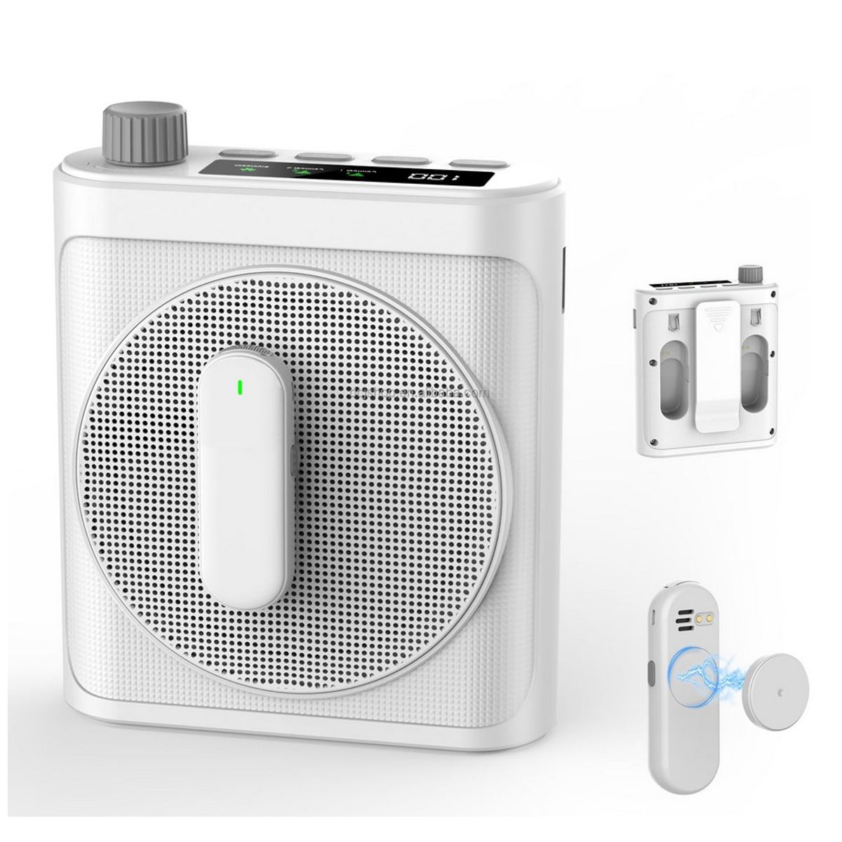 SEISA - Amplificador De Voz Para Clases - Mp3 Bluetooth - 2 micros Inalambricos