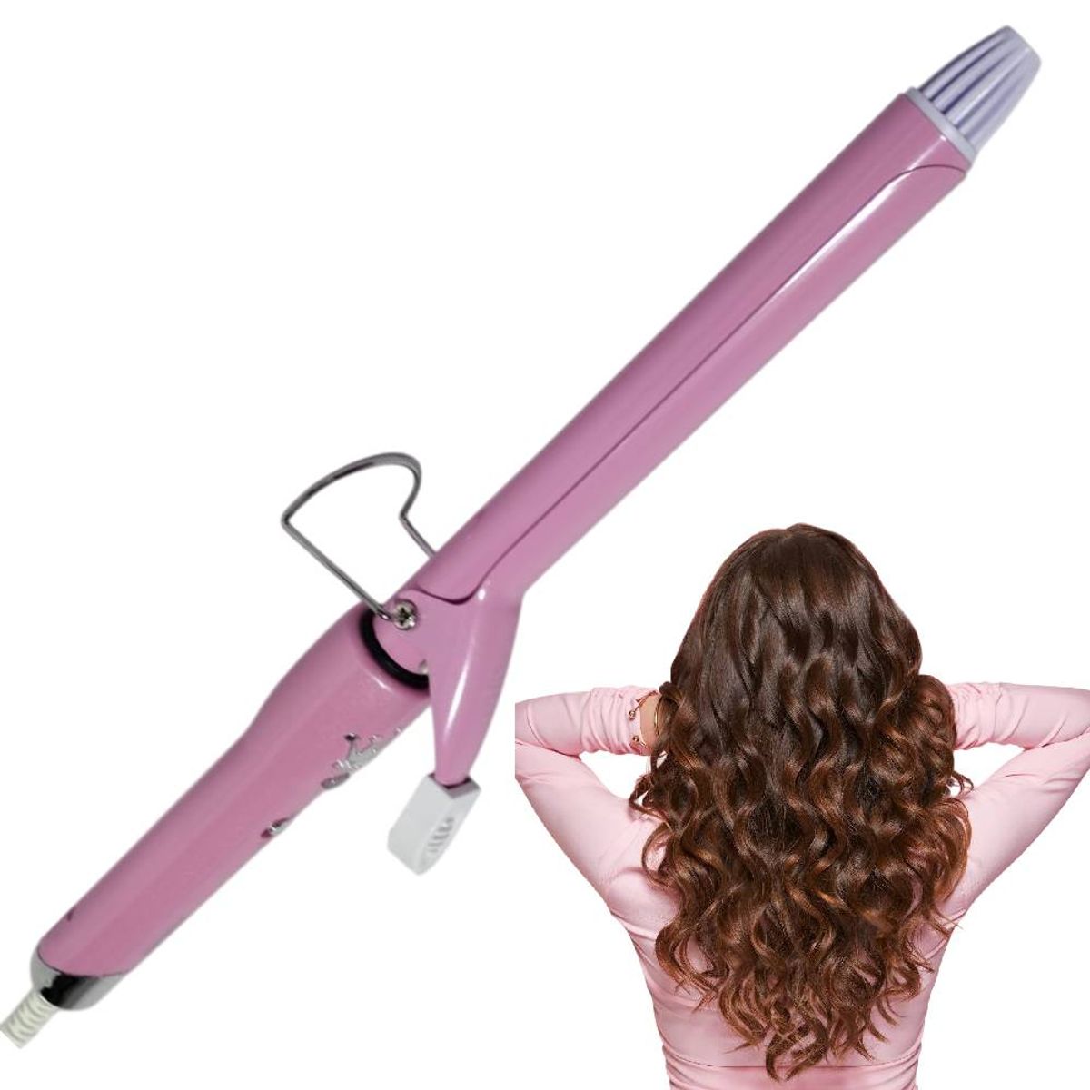 KEMEI - Rizador Ondulador de  22 mm KEMEI de Ceramica Para el Cabello