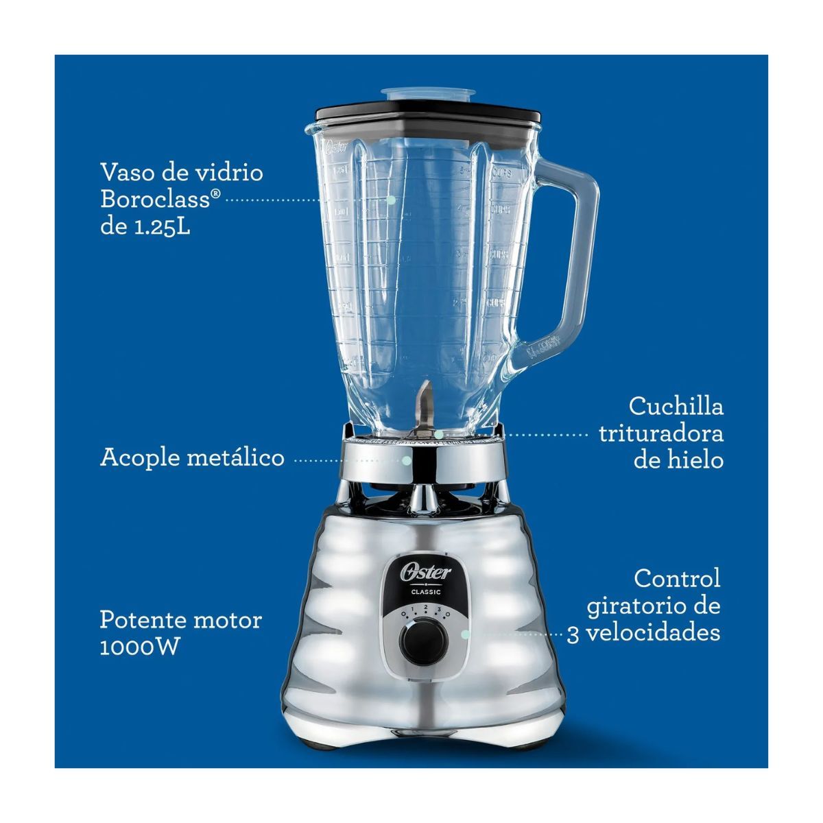 OSTER - Combo Oster Licuadora BLST4655 + Hervidor Electrico BVSTKT673SS