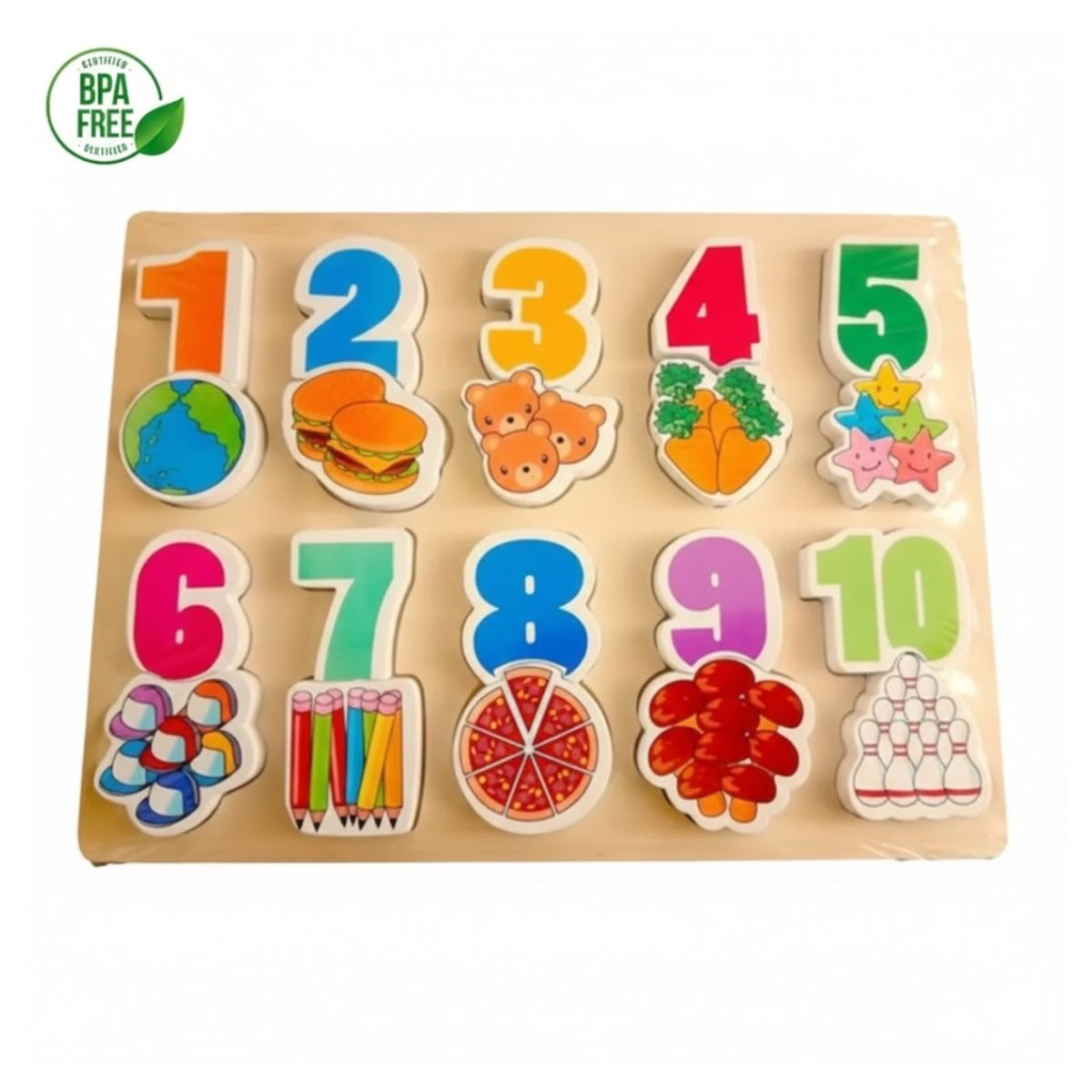 GENERICO - Rompecabeza de Números con Figuras