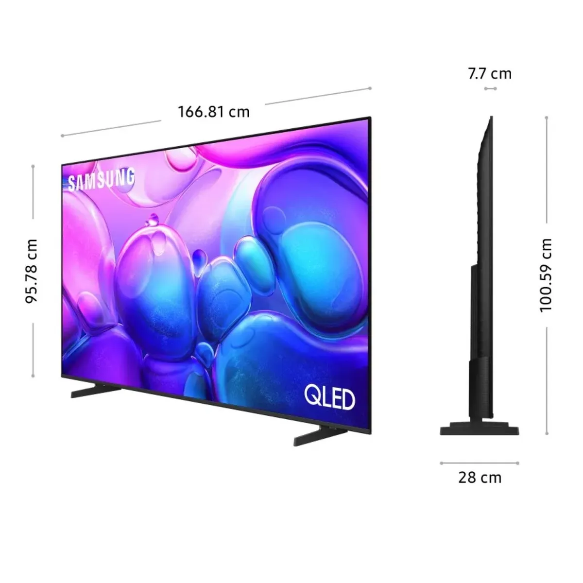 SAMSUNG - Televisor Samsung QLED 75" Smart TV 4K QN75Q6FA - Nuevo 2025