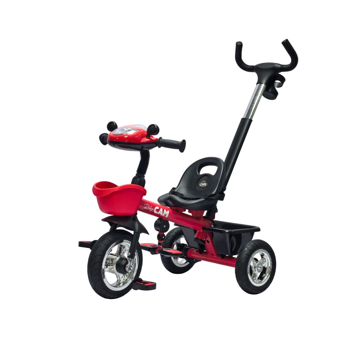 BABY CAM - Triciclo saibot baby cam bluetooth rojo