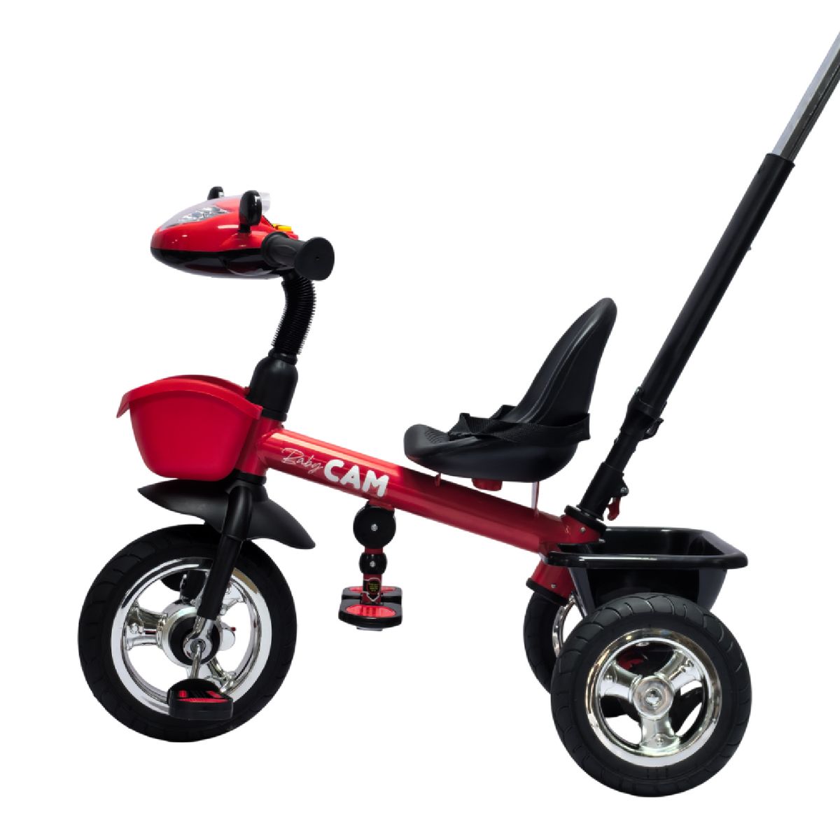 BABY CAM - Triciclo saibot baby cam bluetooth rojo
