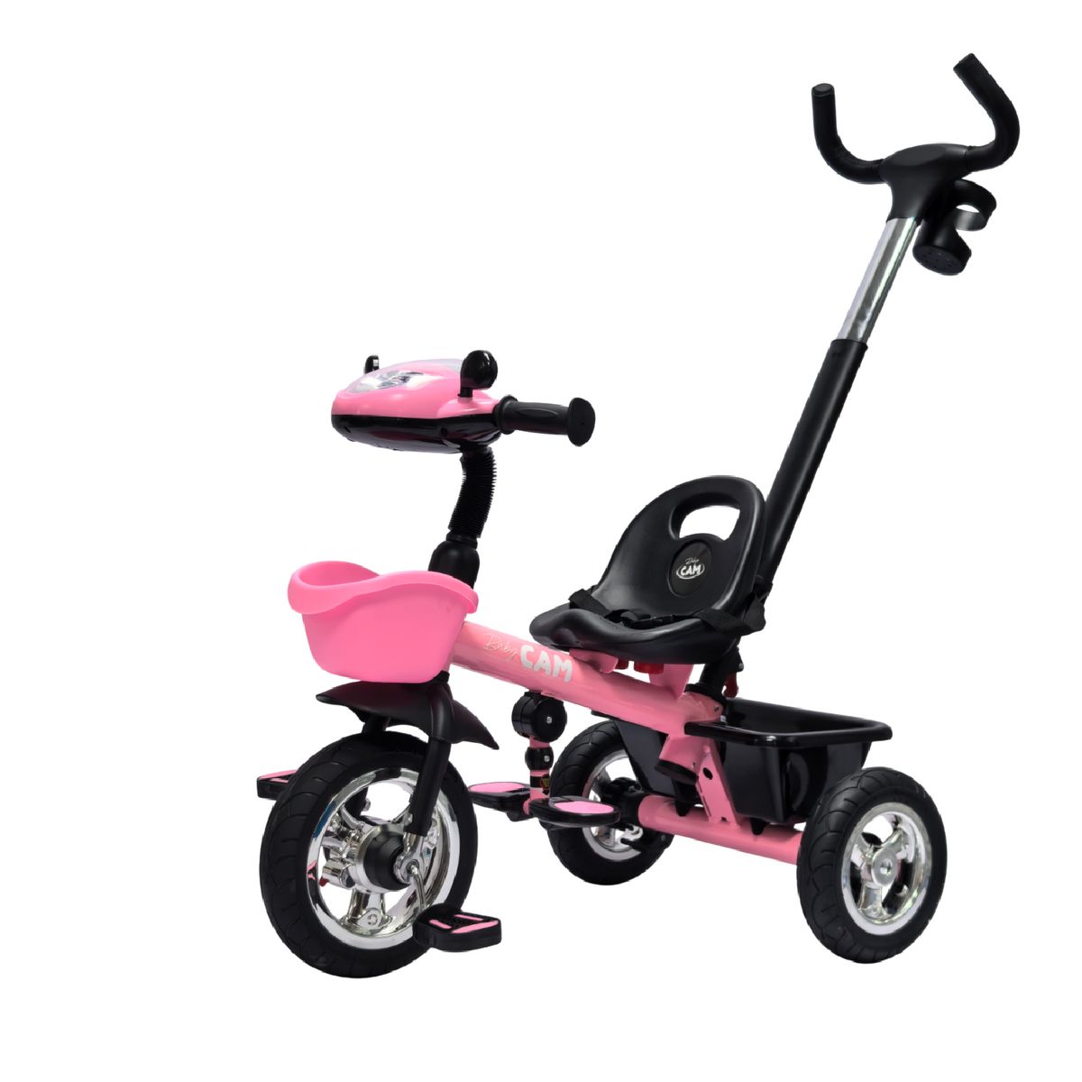 BABY CAM - Triciclo saibot baby cam bluetooth rosado