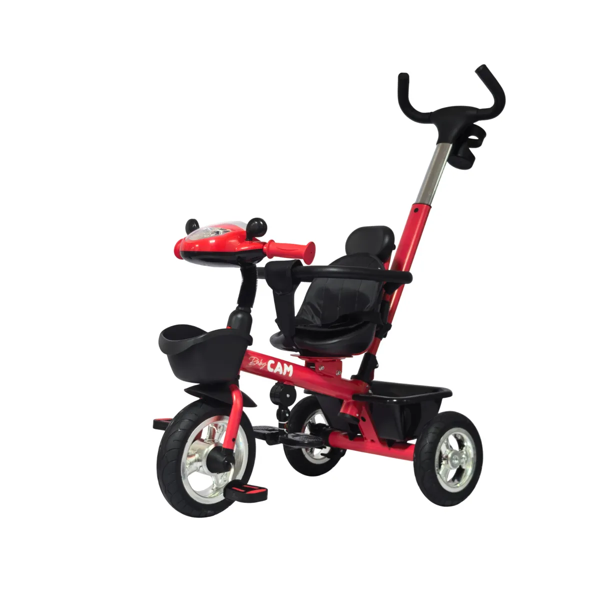 BABY CAM - Triciclo prime baby cam bluetooth rojo