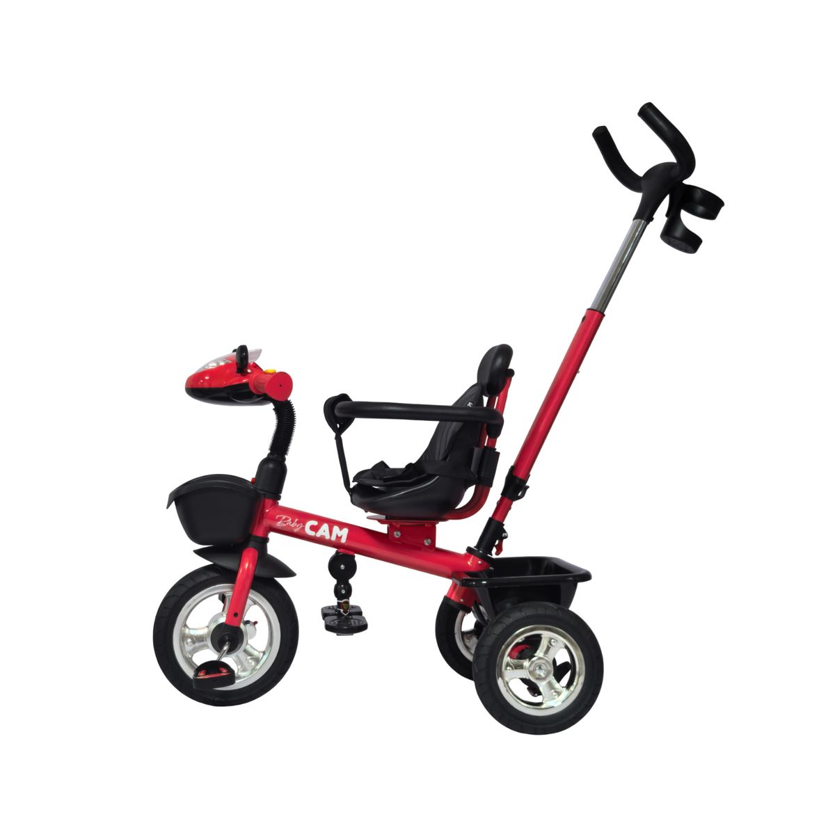 BABY CAM - Triciclo prime baby cam bluetooth rojo