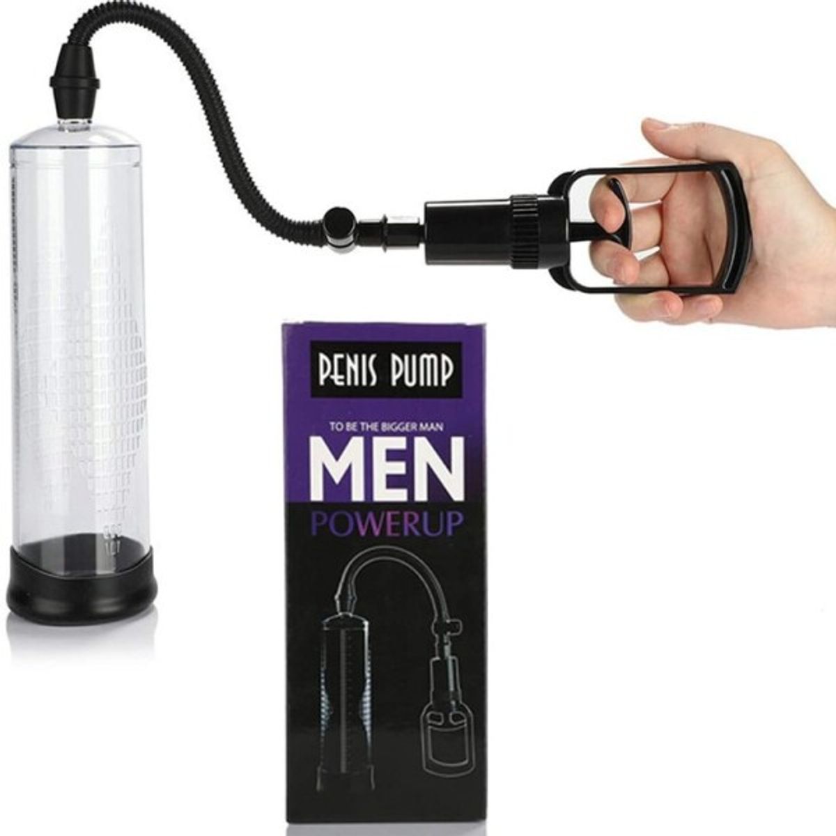 OEM - Bomba de Vacío para Pene Bomba Agrandamiento Hombres Aspiradora Manual Mejora Erección Masculina