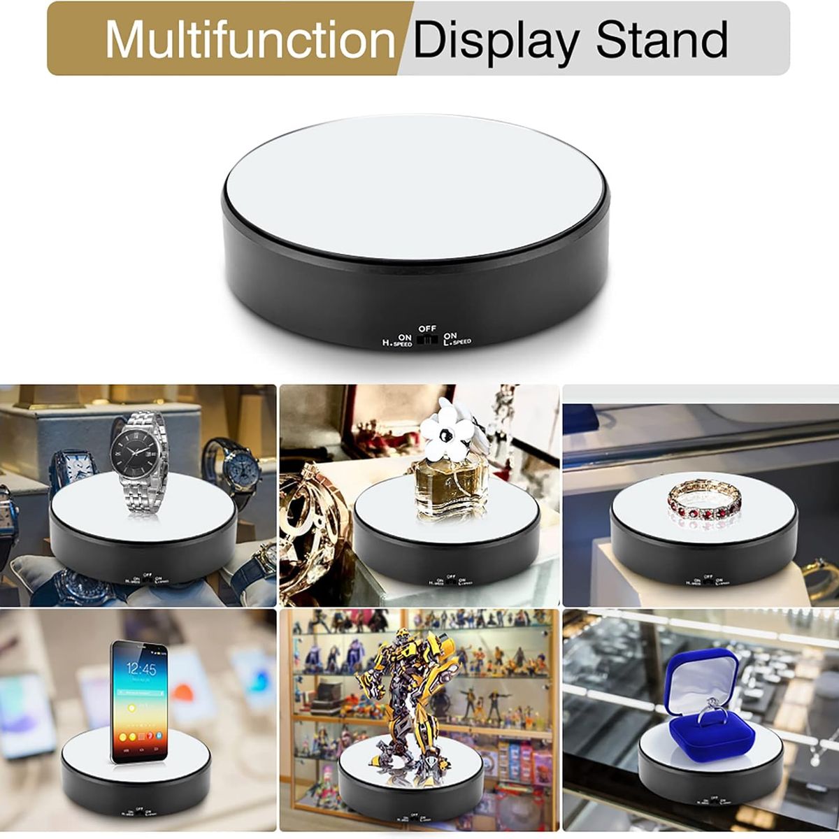 OEM - Soporte De Exhibición Giratorio Plato Giratorio De 360 ​​​​Grados Soporte De Plato Giratorio Resistente