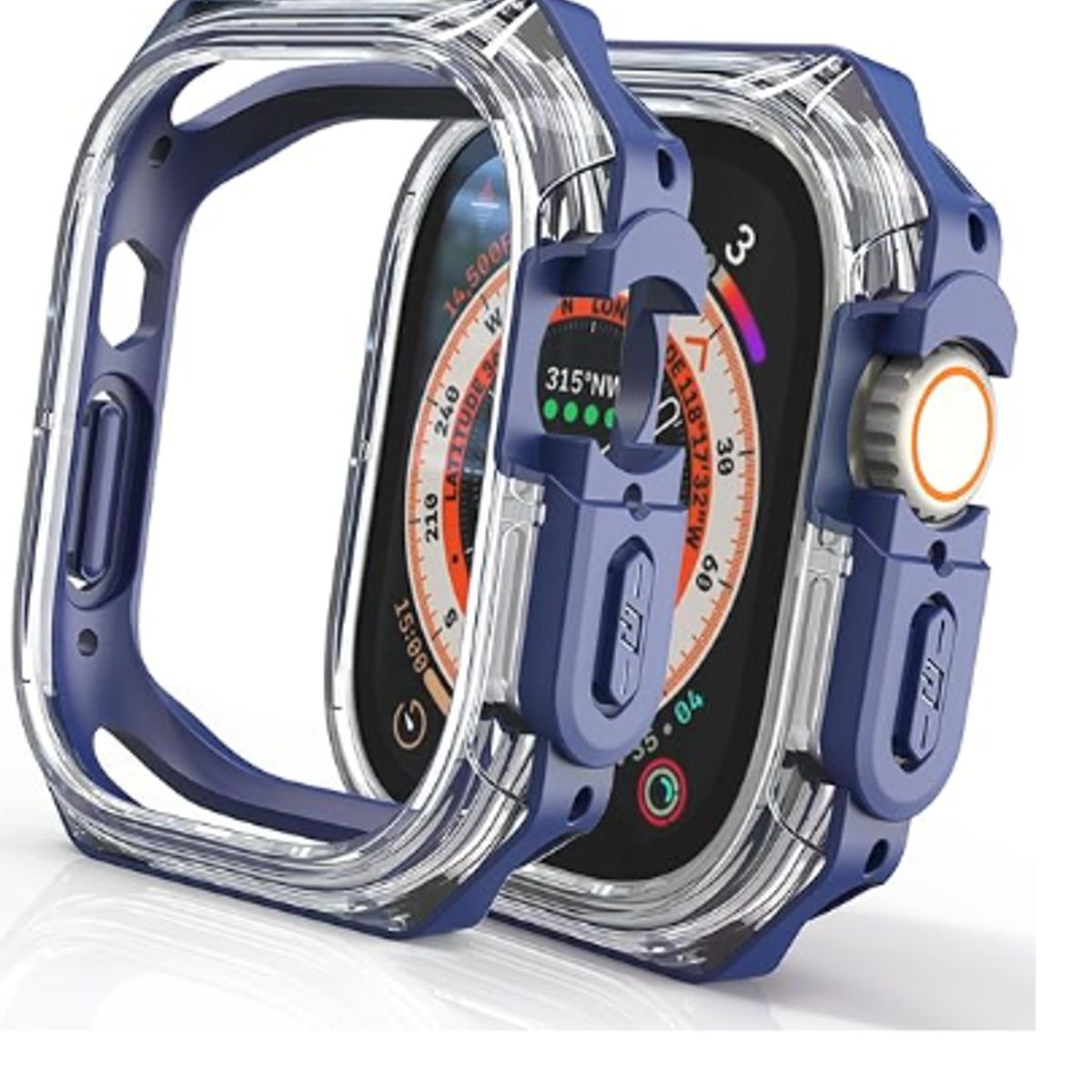 GENERICO - Bumper Armor para Apple Watch 44mm - AZUL
