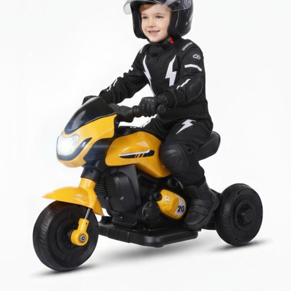 Moto Eléctrica Infantil Racing Rac- Z13 con Luces Y Reproductor Musical, marca GENERICO - Foto 2