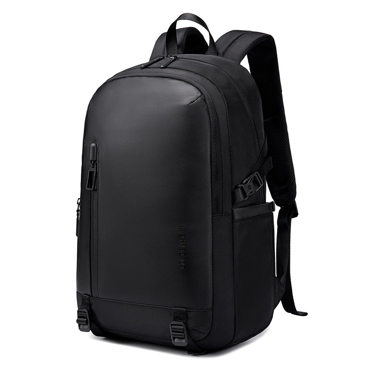 GOLDEN WOLF - Mochila Golden Wolf GB00921 Impermeable Viaje Laptop Negro