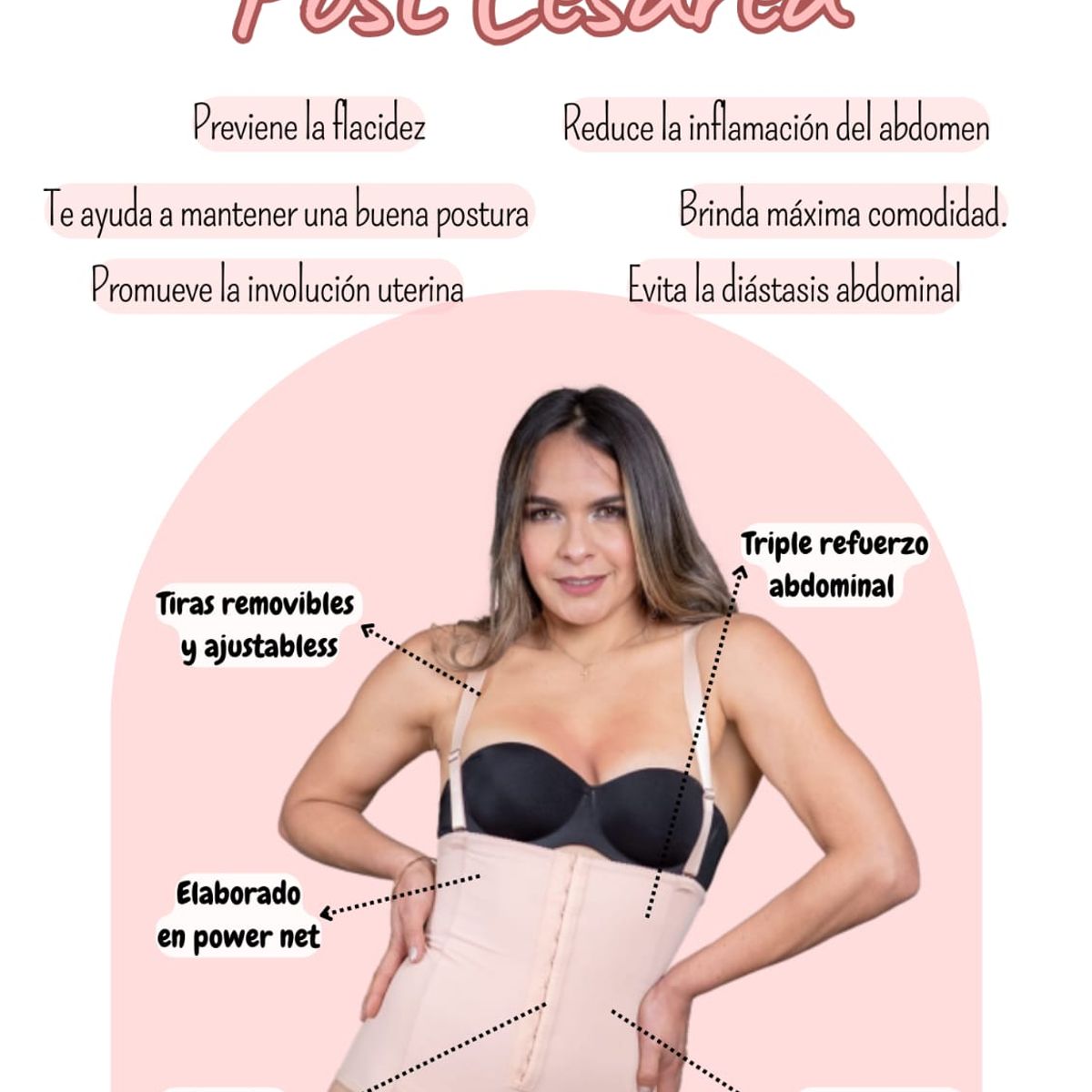 GENERICO - FAJA TERAPEUTICA  POSTPARTO PARA LA CESÁREA