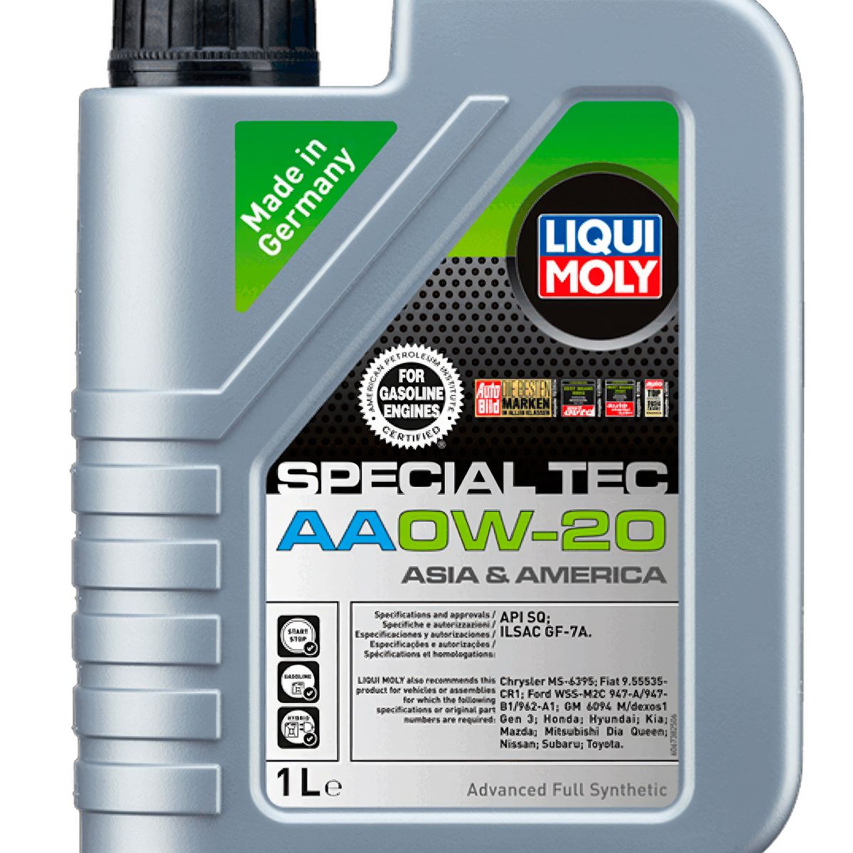 LIQUI MOLY - Aceite de Motor Special Tec AA 0W-20 1LT
