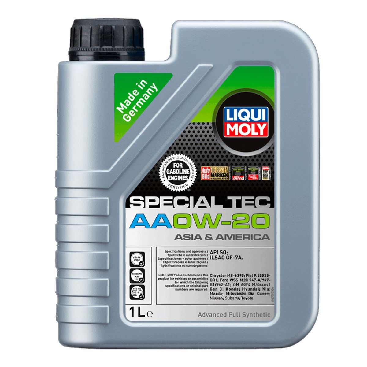 LIQUI MOLY - Aceite de Motor Special Tec AA 0W-20 1LT