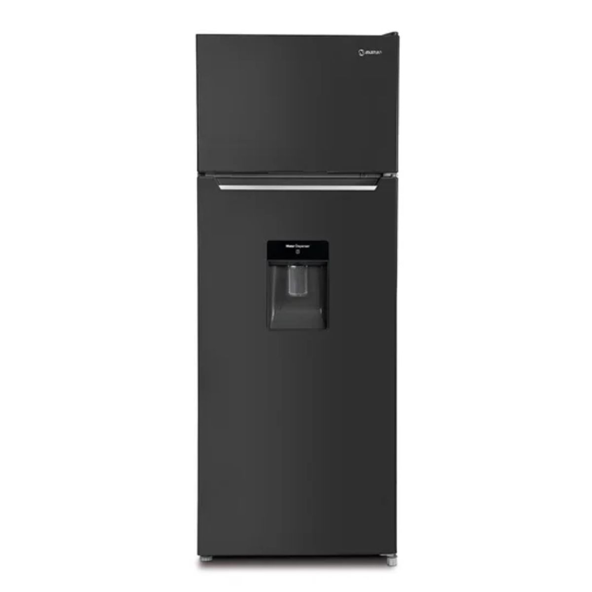 MIRAY - Refrigeradora Miray RM-211HD 211L Top Freezer Black Inox con Sistema Eurofrío y Dispensador de Agua