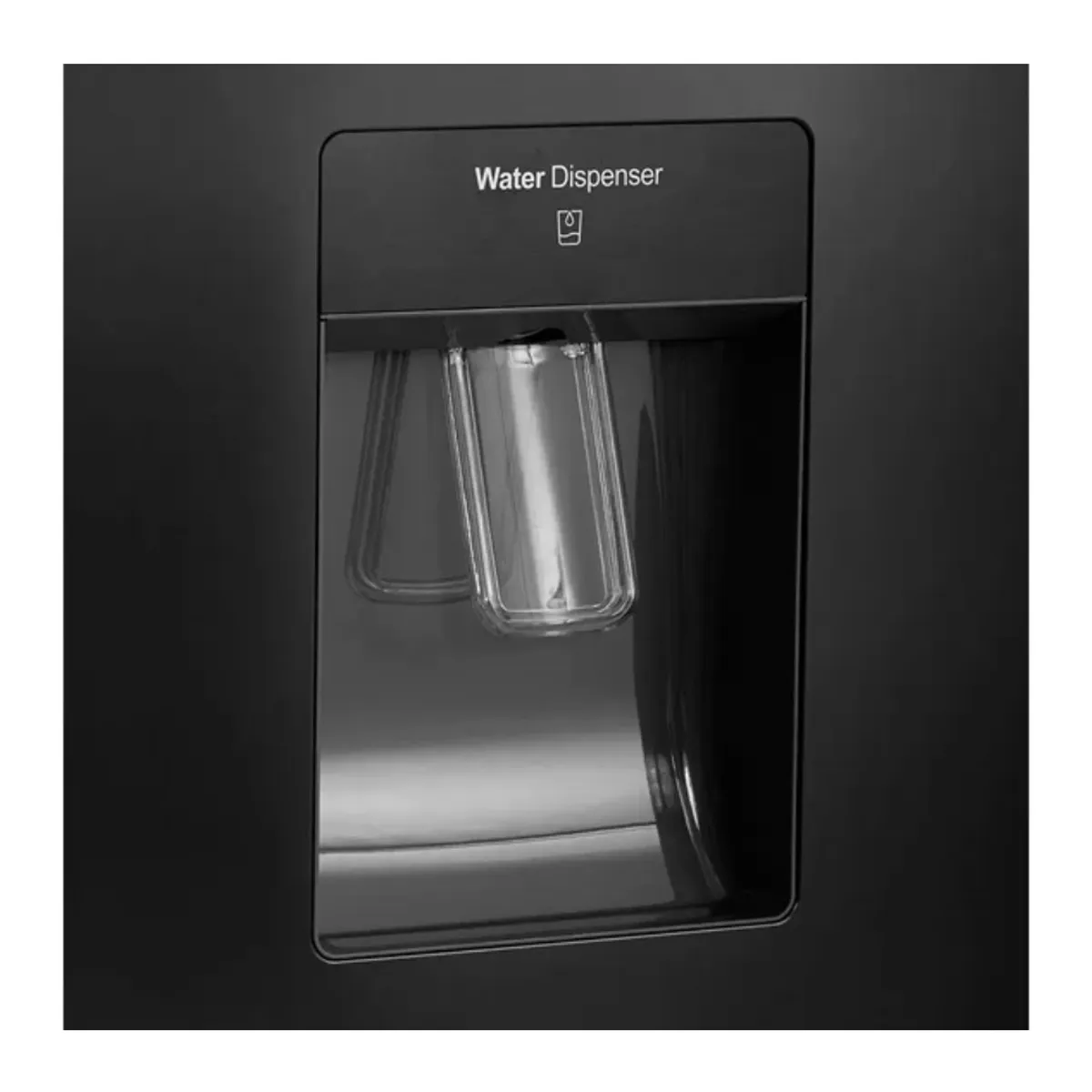 MIRAY - Refrigeradora Miray RM-211HD 211L Top Freezer Black Inox con Sistema Eurofrío y Dispensador de Agua